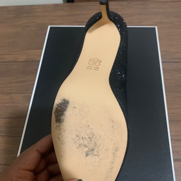 Nina Black Sparkle Shoes (NINA 85- yf) - Picture 3 of 4